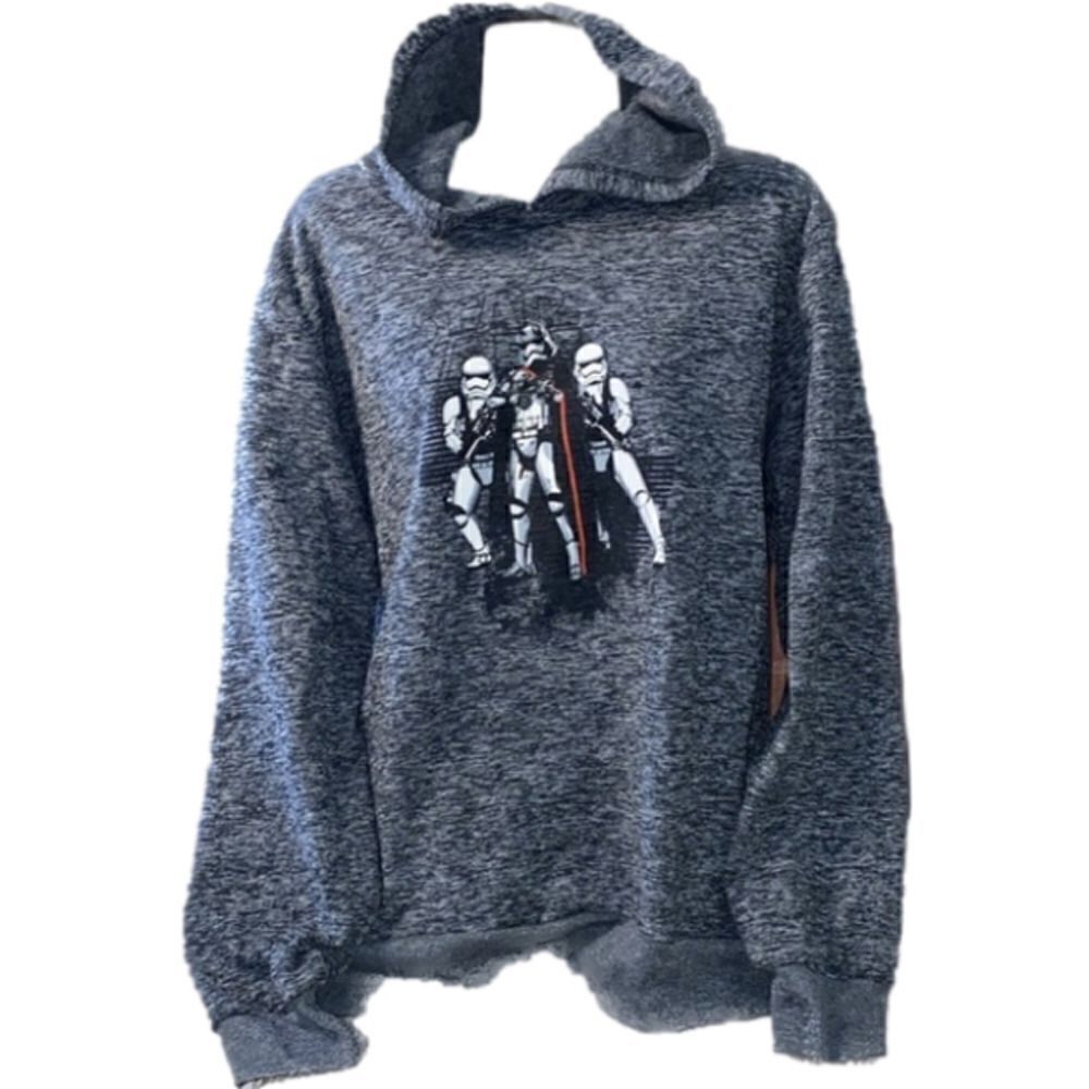Star Wars Grey Long Sleeved  Hoodie/Bunnyhug Sweater (Small)